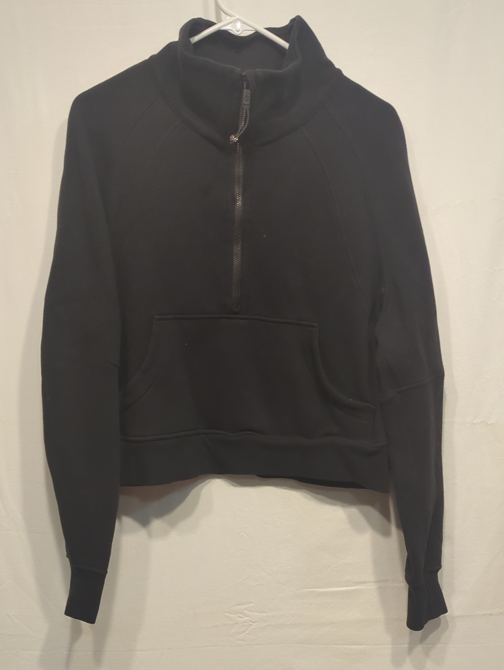 lululemon athletica cropped scuba Half-Zip Pullover Hoodie